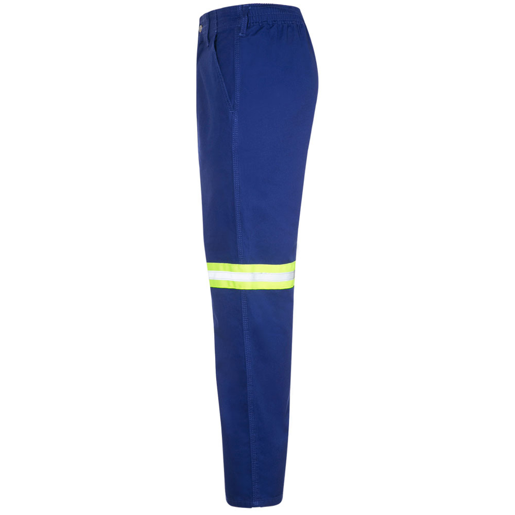 Jonsson Workwear Cotton Reflective Work Trousers