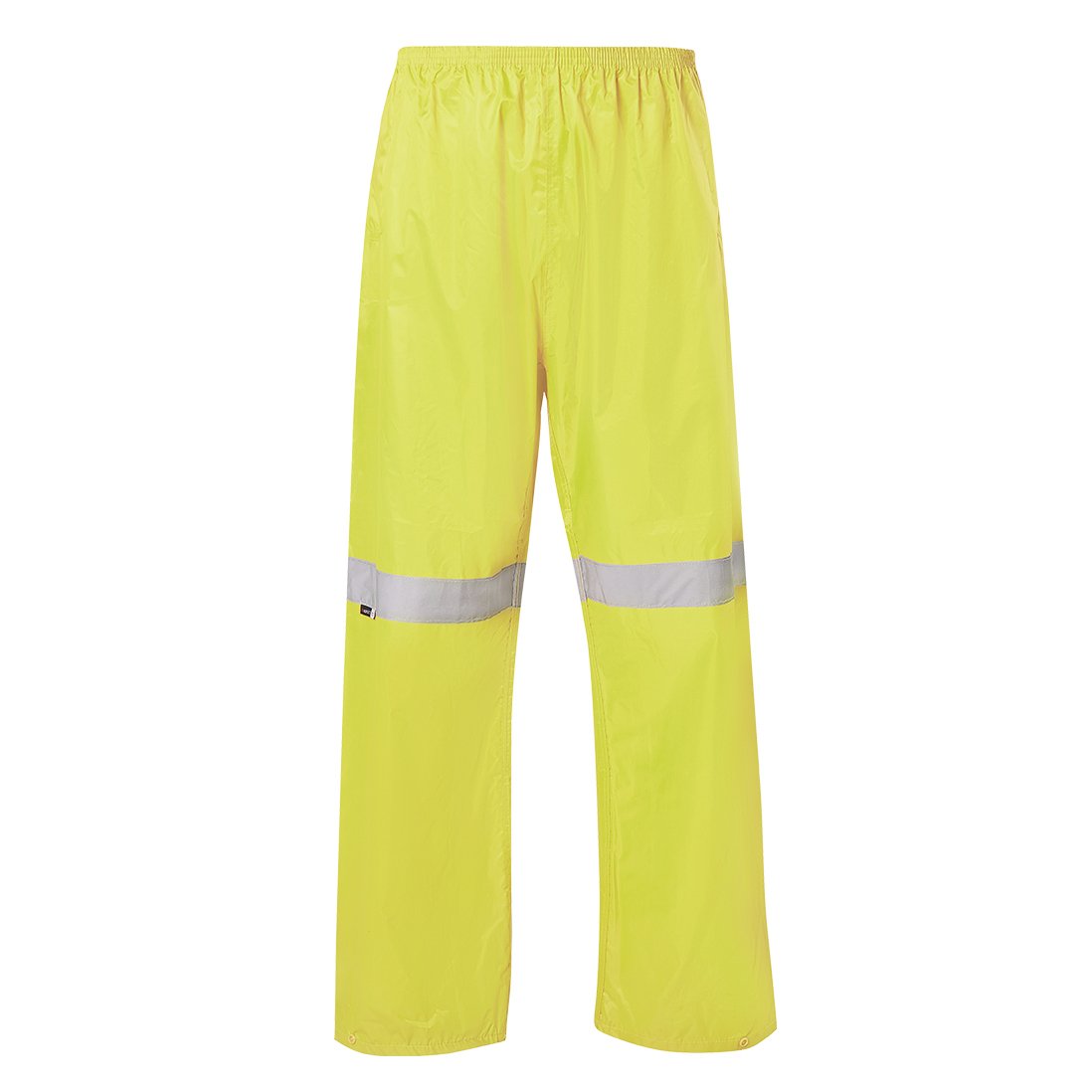 Jonsson Workwear High Viz Rain Trousers With Reflective Tape