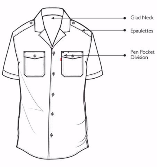 Jonsson Workwear | Lightweight Short Sleeve Security Shirt