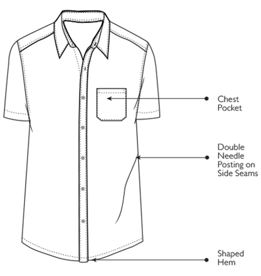 Jonsson Workwear | Men's Short Sleeve Shirts