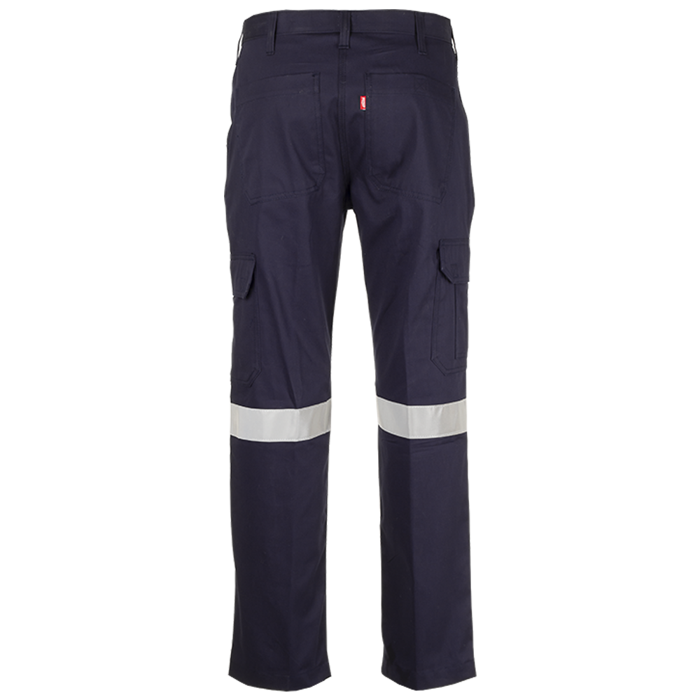 Jonsson Workwear 100 Cotton Reflective Cargo Trousers