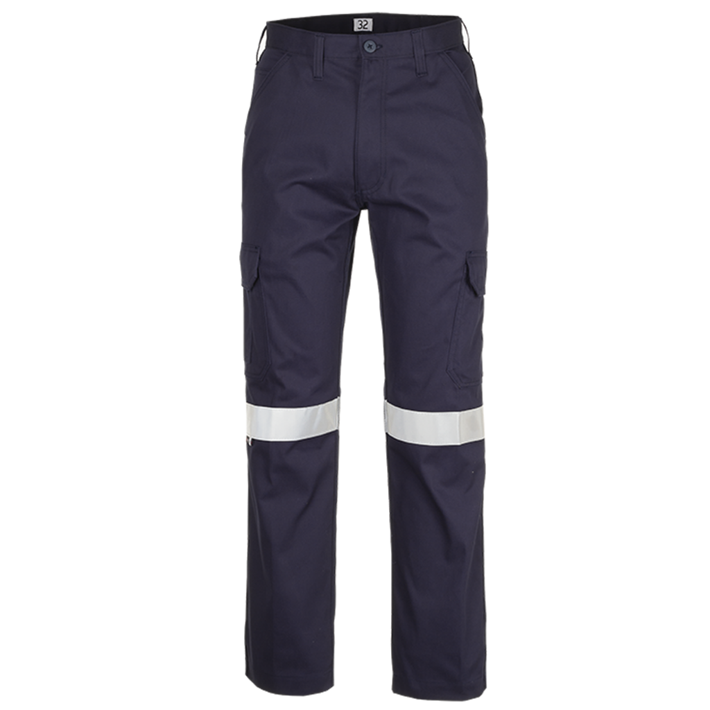 Picture of 100% Cotton Reflective Cargo Trousers