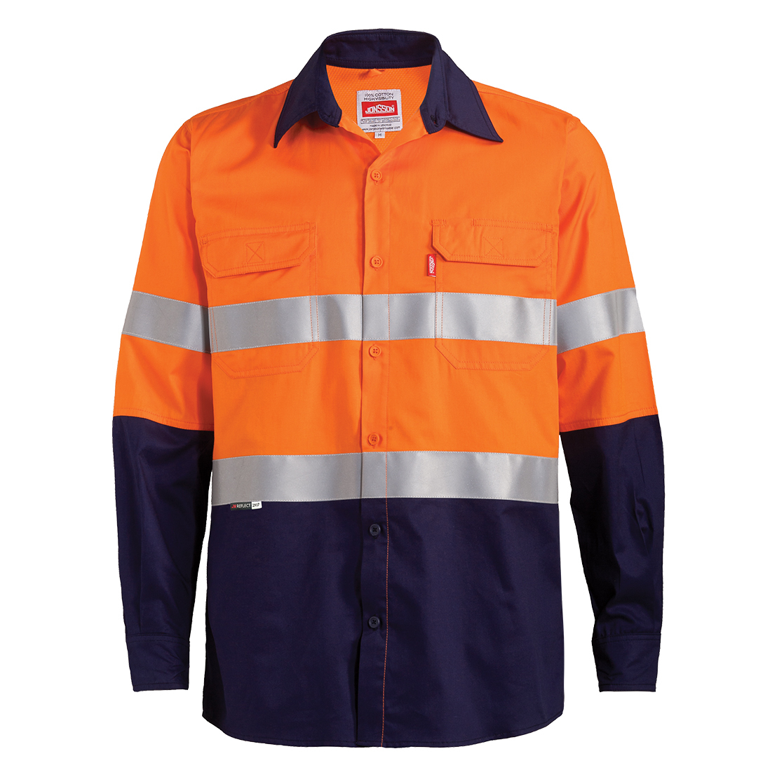 men's reflective work shirts