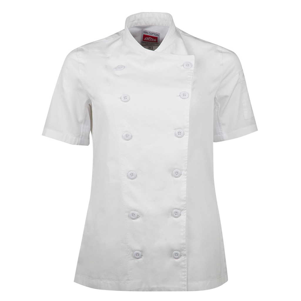 Picture of Women's Short Sleeve Luxury Chef Jacket