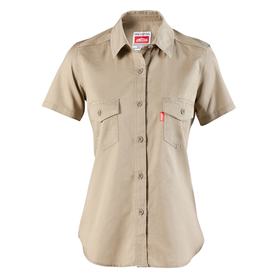 Jonsson Workwear 100 Cotton Womens Short Sleeve Shirt 0108