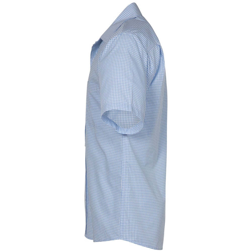 mens short sleeve check shirts uk