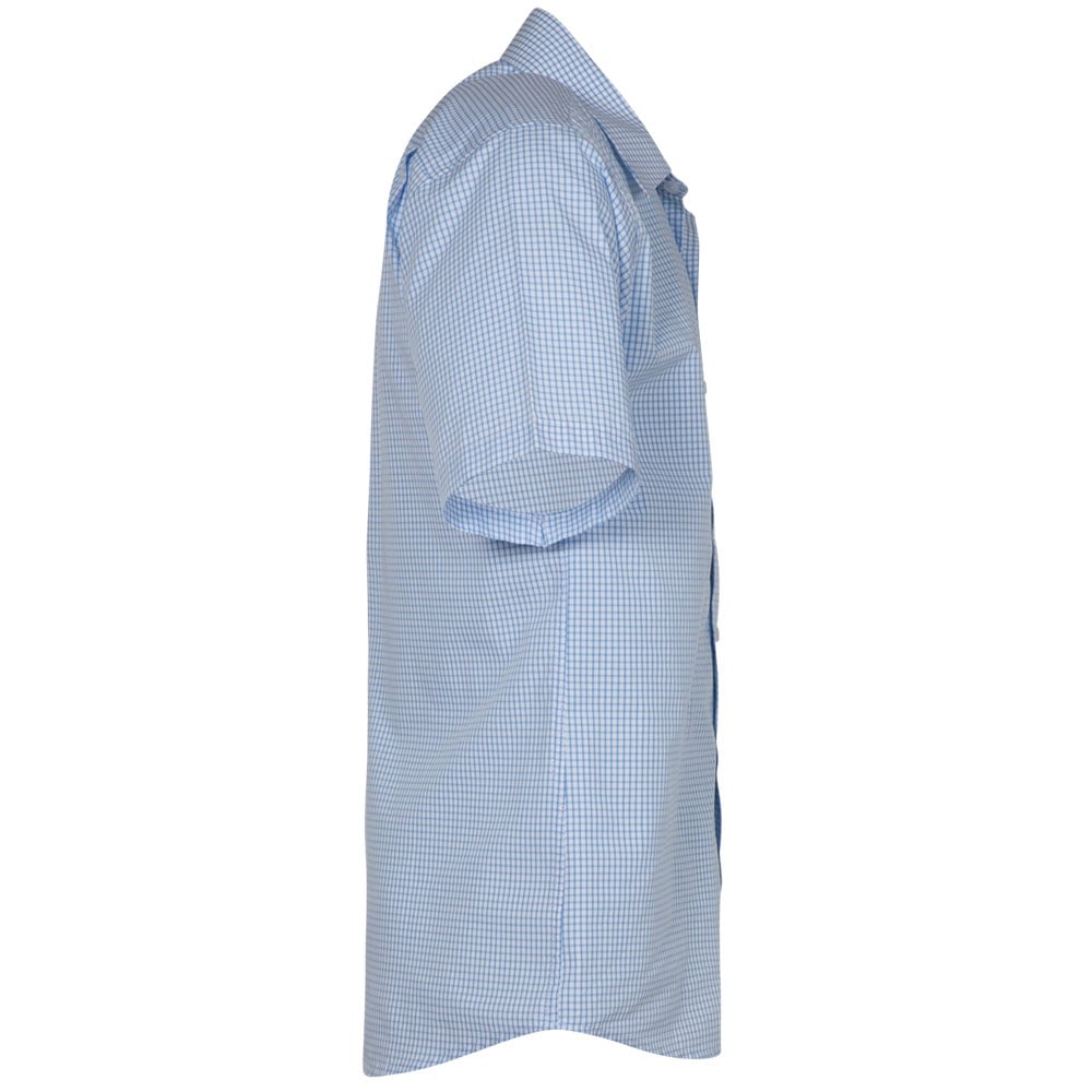 mens short sleeve check shirts uk