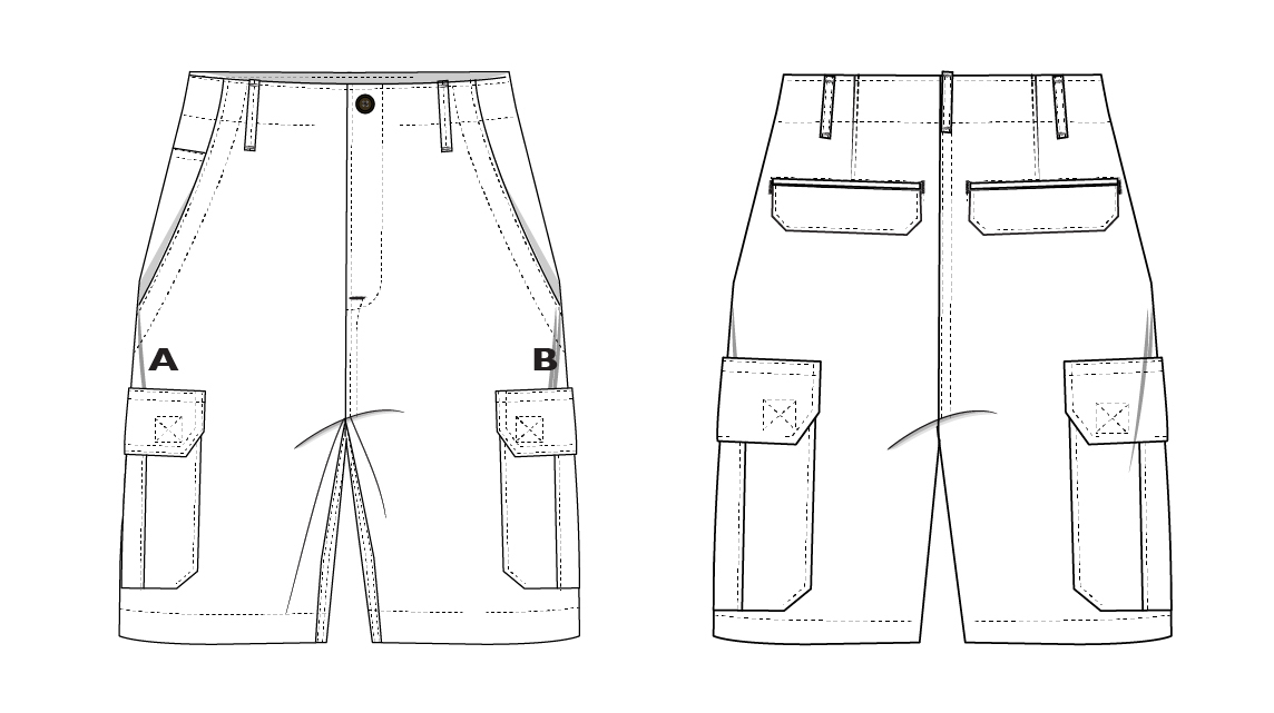 Jonsson Workwear | Women's Ripstop Cargo Shorts