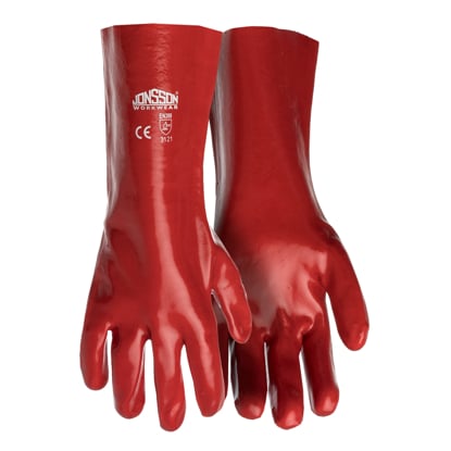 Picture of Smooth PVC Elbow Length Gloves