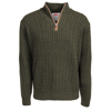 Picture of Fine Gauge Cable Knit 1/4 Zip Jersey
