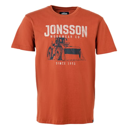 Picture of Jonsson Workwear Bulldozer Short Sleeve Graphic Tee
