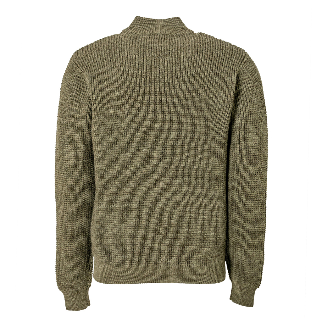 Jonsson Workwear | Men’s Full Zip Waffle Knit Jersey